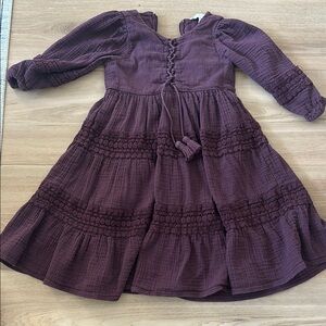 Elegant Purple Kids Dress